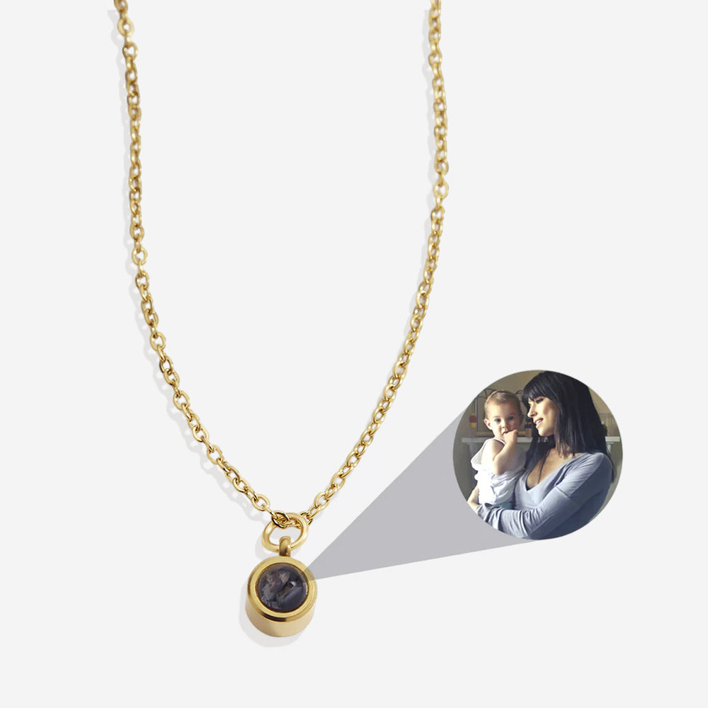 The Classic Photo Necklace by Memorie Glow